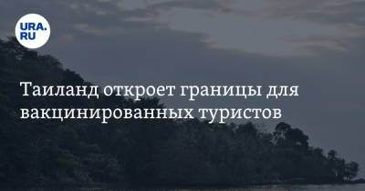Таиланд откроет границы для вакцинированных туристов - ura.news - Россия - Израиль - Египет - Таиланд