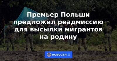 Премьер Польши предложил реадмиссию для высылки мигрантов на родину - news.mail.ru - Ирак - Польша