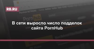 В сети выросло число подделок сайта PornHub - rb.ru - Россия