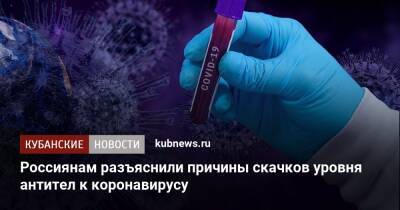 Николай Крючков - Россиянам разъяснили причины скачков уровня антител к коронавирусу - kubnews.ru - Россия