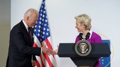 Джо Байден - Президент США и глава Еврокомиссии встретились в Белом доме - svoboda.org - США - Вашингтон - Минск - Рим - Брюссель - Ляйен