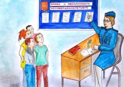 Два кунгурских школьника стали победителями регионального этапа конкурса детских рисунков «Мои родители работают в полиции» - iskra-kungur.ru - Москва - Пермь - Пермский край