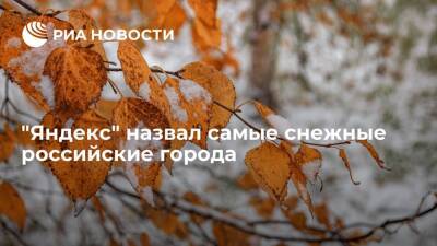 "Яндекс" назвал Челябинск, Пермь и Нижний Новгород самыми снежными городами - ria.ru - Москва - Россия - Екатеринбург - Нижний Новгород - Челябинск - Пермь - Красноярск - Ростов-На-Дону - Волгоград - Омск