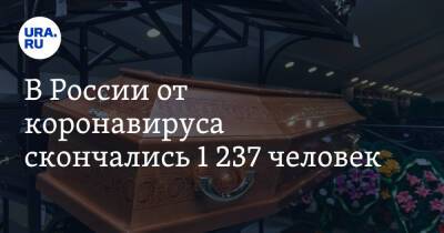В России от коронавируса скончались 1 237 человек - ura.news - Россия