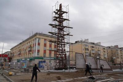 Установку стелы "Красноярск - город трудовой доблести" завершат до конца ноября - interfax-russia.ru - Красноярск