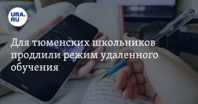 Александр Моор - Для тюменских школьников продлили режим удаленного обучения - ura.news - Тюменская обл.