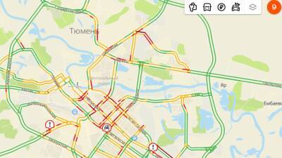В Тюмени 11 ноября зафиксированы крупные пробки в 9 баллов - nashgorod.ru - Тюмень