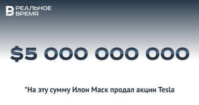 Илон Маск - Илон Маск продал акции Tesla на $5 миллиардов — это мало или много? - realnoevremya.ru - США