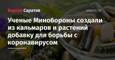 Игорь Кириллов - Ученые Минобороны создали из кальмаров и растений добавку для борьбы с коронавирусом - nversia.ru - Россия