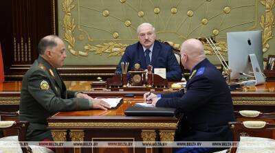 Александр Лукашенко - Дмитрий Гор - Президент принял с докладом председателя Следственного комитета - ont.by - Белоруссия