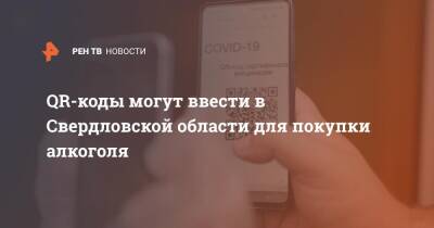 Евгений Куйвашев - QR-коды могут ввести в Свердловской области для покупки алкоголя - ren.tv - Свердловская обл.