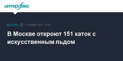 Петр Бирюков - В Москве откроют 151 каток с искусственным льдом - interfax.ru - Москва