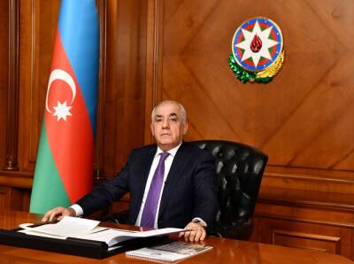 Али Асадов - Али - Премьер-министр Али Асадов принял участие в заседании Совета глав правительств СНГ в формате видеоконференции - trend.az - Азербайджан