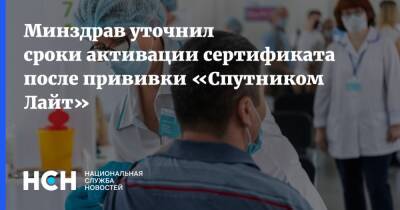 Алексей Кузнецов - Минздрав уточнил сроки активации сертификата после прививки «Спутником Лайт» - nsn.fm - Россия