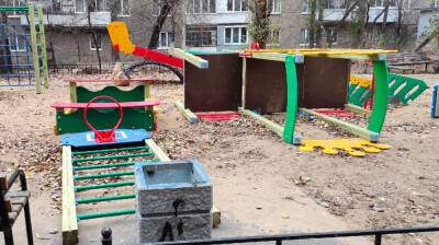 Воронежцы пожаловались на разрушенную после ремонта теплосети детскую площадку - vestivrn.ru - Воронеж
