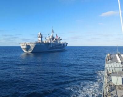 ВМС Украины провели совместную тренировку с кораблями ВМС США, Турции и Румынии в акватории Черного моря. ФОТО - enovosty.com - США - Украина - Турция - Румыния - Славянск - Черное Море - Вмс