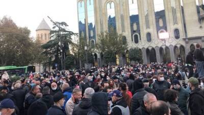Михаил Саакашвили - В Тбилиси проходит акция в поддержку Саакашвили – демонстранты требуют его госпитализации в городскую поликлинику - unn.com.ua - Украина - Киев - Грузия - Тбилиси