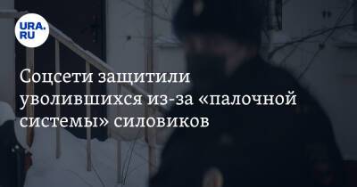 Соцсети защитили уволившихся из-за «палочной системы» силовиков. «Настоящие полицейские» - ura.news - Екатеринбург
