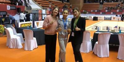 Константин Шапиро - Азербайджанская гимнастка завоевала "серебро" в Барселоне (ФОТО) - trend.az - Испания - Азербайджан