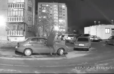 В Липецке подросток выломал зеркало у припаркованной машины (видео) - lipetskmedia.ru - Липецк