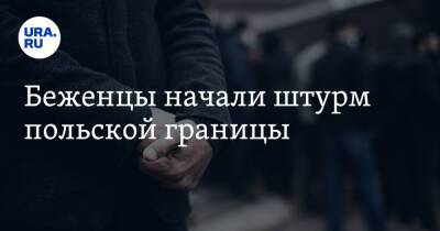 Беженцы начали штурм польской границы - ura.news - Белоруссия - Польша
