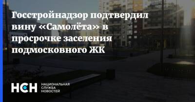 Госстройнадзор подтвердил вину «Самолёта» в просрочке заселения подмосковного ЖК - nsn.fm - Московская обл. - Строительство