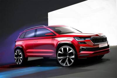 Skoda опубликовала первые изображения обновленного кроссовера Karoq - ufacitynews.ru - Чехия