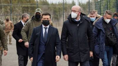 Владимир Путин - Йенс Столтенберг - Ангела Меркель - Александр Лукашенко - Эммануэль Макрон - Дмитрий Кулебой - Зеленский обсудил миграционный кризис с председателем Евросовета - eadaily.com - Россия - Белоруссия - Германия - Франция - Польша - Литва - Латвия - Брюссель