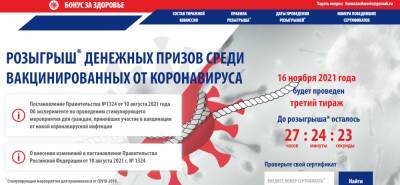 Результаты розыгрыша 100 000 рублей после прививки от COVID-19 - как проверить номера выигравших 16 октября 2021 года - sib.fm
