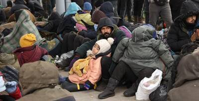 В Берлине прошла акция в поддержку беженцев, которые не могут попасть в ЕС - grodnonews.by - Белоруссия - Германия - Берлин - земля Бранденбург