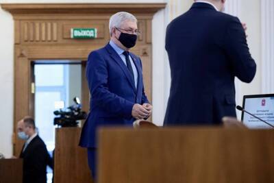 Владимир Мякуш - Александр Лазарев - Официально. Владимир Мякуш ушел с поста председателя челябинского Заксобрания - znak.com - Челябинская обл. - Челябинск