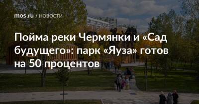 Петр Бирюков - Пойма реки Чермянки и «Сад будущего»: парк «Яуза» готов на 50 процентов - mos.ru - Москва - Благоустройство