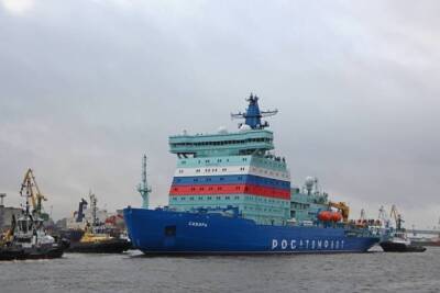 Заводские ходовые испытания первого серийного ледокола проекта 22220 «Сибирь» начались в Финском заливе - topwar.ru