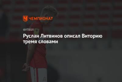 Руслан Литвинов - Руслан Литвинов описал Виторию тремя словами - championat.com