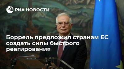 Боррель: предложил странам ЕС создать силы быстрого реагировани - ria.ru - Брюссель