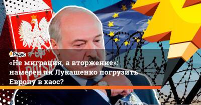 «Немиграция, авторжение»: намеренли Лукашенко погрузить Европу вхаос? - ridus.ru - Венгрия - Польша - Брюссель