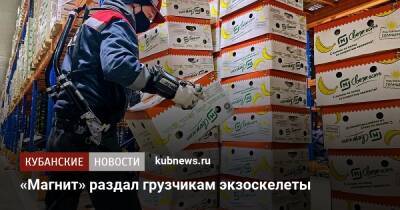 «Магнит» раздал грузчикам экзоскелеты - kubnews.ru - Краснодарский край - Сколково
