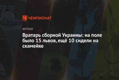 Георгий Бущан - Вратарь сборной Украины: на поле было 15 львов, ещё 10 сидели на скамейке - championat.com - Украина - Босния и Герцеговина