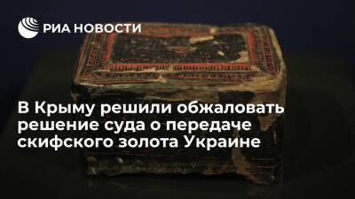 Аллард Пирсон - Директор крымского музея Умрихина: жалобу на решение о скифском золоте подадут до февраля - ria.ru - Москва - Россия - Украина - Крым - Симферополь - Голландия - Амстердам