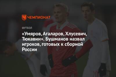 Евгений Бушманов - «Умяров, Агаларов, Хлусевич, Тюкавин». Бушманов назвал игроков, готовых к сборной России - championat.com - Россия - Испания