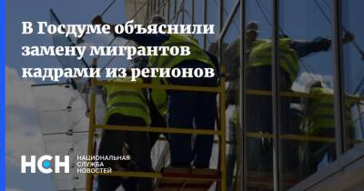 Светлана Разворотнева - В Госдуме объяснили замену мигрантов кадрами из регионов - nsn.fm - Москва