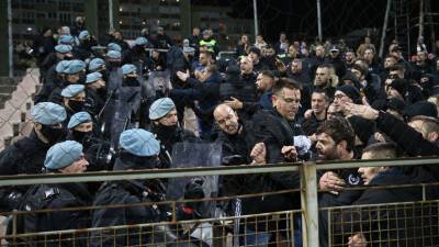 Виталий Милонов - Депутат Милонов об инциденте с флагом России: иногда украинские болельщики перегибают палку - russian.rt.com - Россия - Украина - Босния и Герцеговина