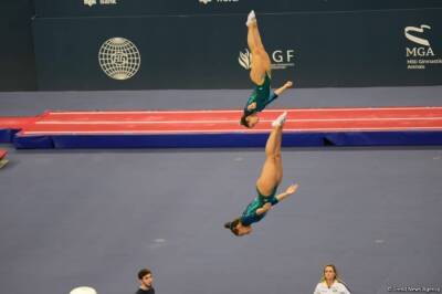 В Баку состоялась торжественная церемония открытия 35-го чемпионата мира по прыжкам на батуте - trend.az - Азербайджан