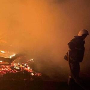 На одесской базе отдыха произошел крупный пожар. Фото - reporter-ua.com - Украина - Одесса - Южный