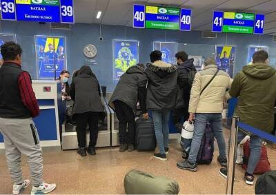 В аэропорту "Минск" открылась регистрация на рейс Iraqi Airways, на котором мигранты смогут вернуться на родину - grodnonews.by - Белоруссия - Ирак - Минск - Багдад