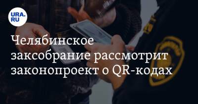 Александр Лазарев - Челябинское заксобрание рассмотрит законопроект о QR-кодах - ura.news - Россия - Челябинская обл. - Челябинск