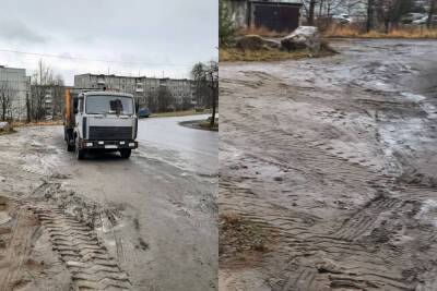 Жители района Петрозаводска пожаловались на убитую дорогу до сетевого магазина - karel.mk.ru - Петрозаводск