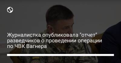 Андрей Таран - Журналистка опубликовала "отчет" разведчиков о проведении операции по ЧВК Вагнера - liga.net - Украина