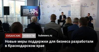 Новые меры поддержки для бизнеса разработали в Краснодарском крае - kubnews.ru - Краснодарский край