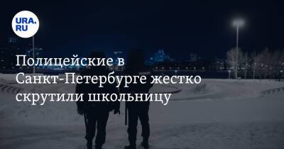 Полицейские в Санкт-Петербурге жестко скрутили школьницу - ura.news - Санкт-Петербург